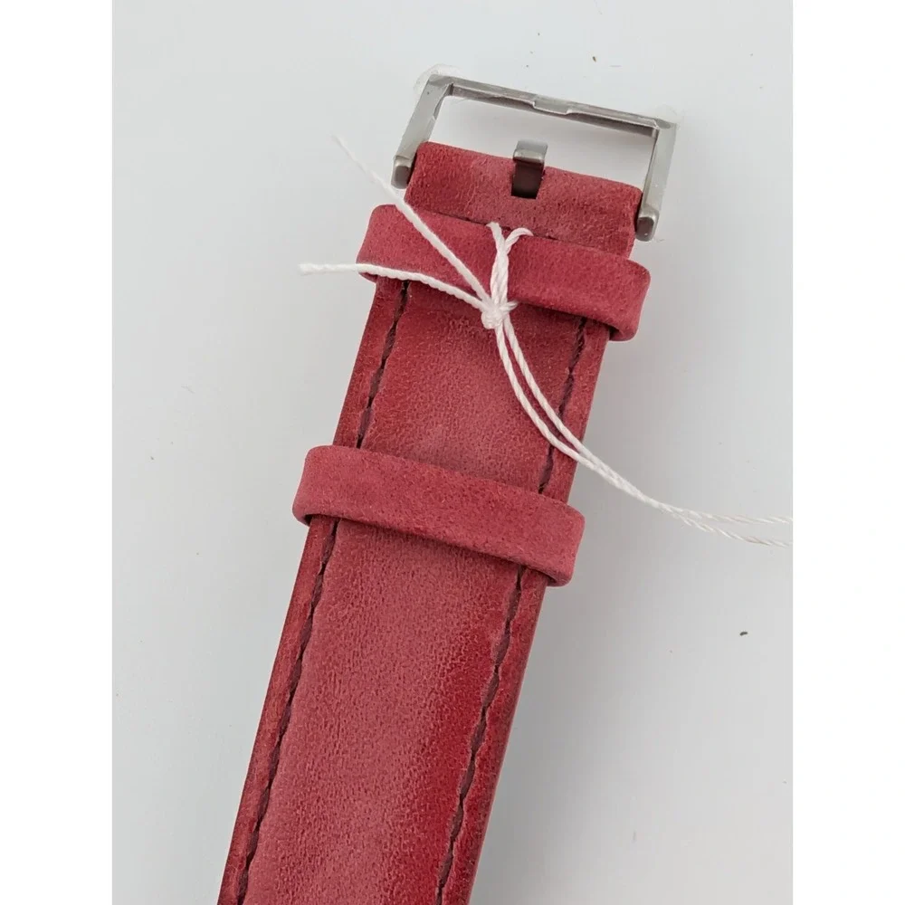 Calvin Klein Fraternity Swiss Made Watch Men 39mm Case Leather Band- New Battery